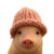 pig wif hat